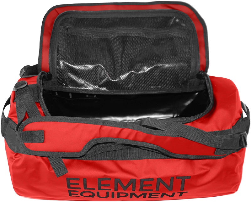 Element Equipment Trailhead Duffel Bag Shoulder Straps Waterproof Red Large - Image 4